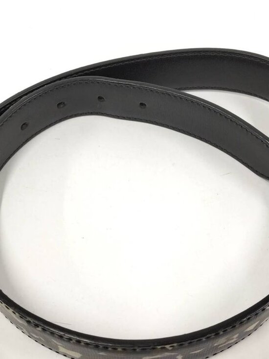 Fendi Belt Monster Star Bugs Eye Leather Multicolor Black main image 4